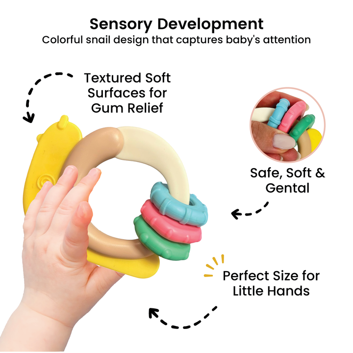 Snail Rattle Toy