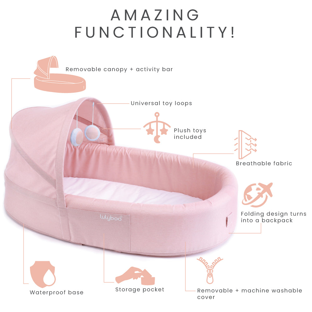 Indoor / Outdoor Cuddle & Play Lounge - Blush