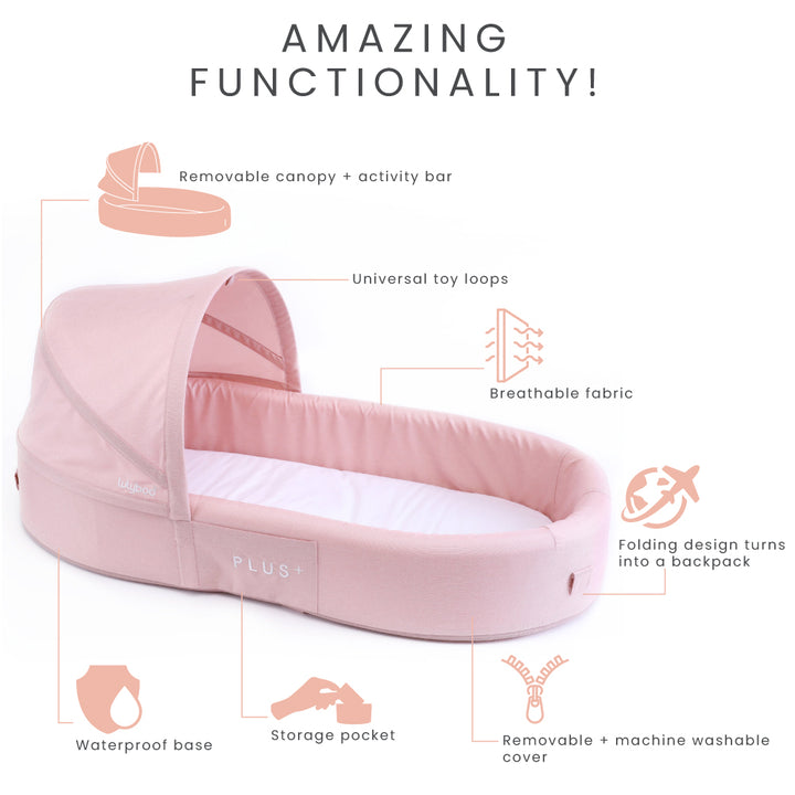 Indoor / Outdoor Cuddle & Play Lounge+ - Blush