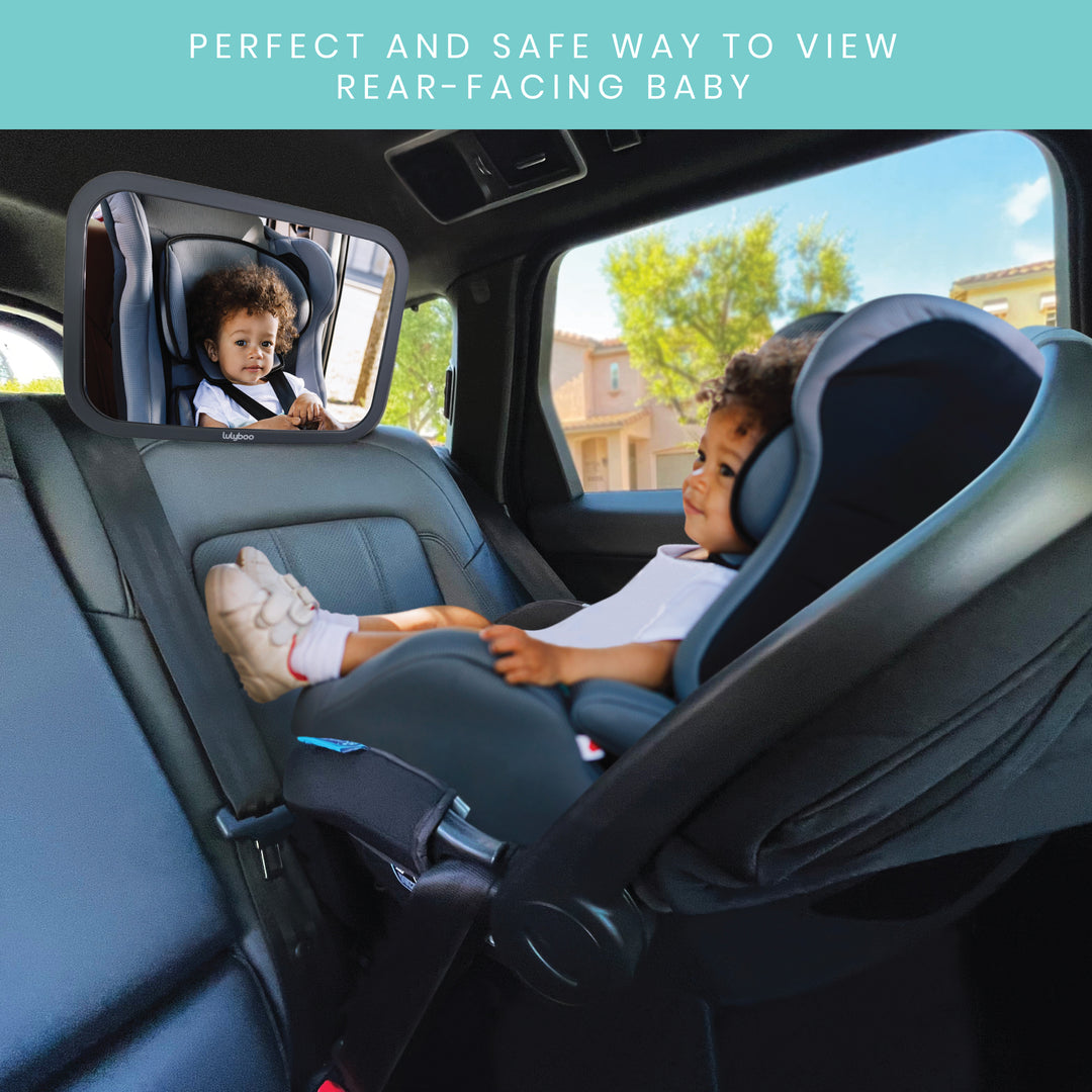 360° Rotation Large Backseat Baby Car Mirror