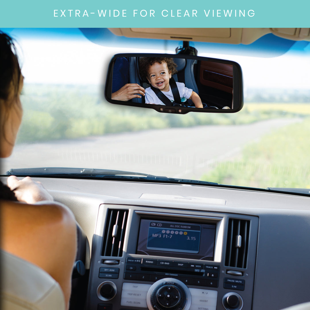 360° Rotation Large Backseat Baby Car Mirror