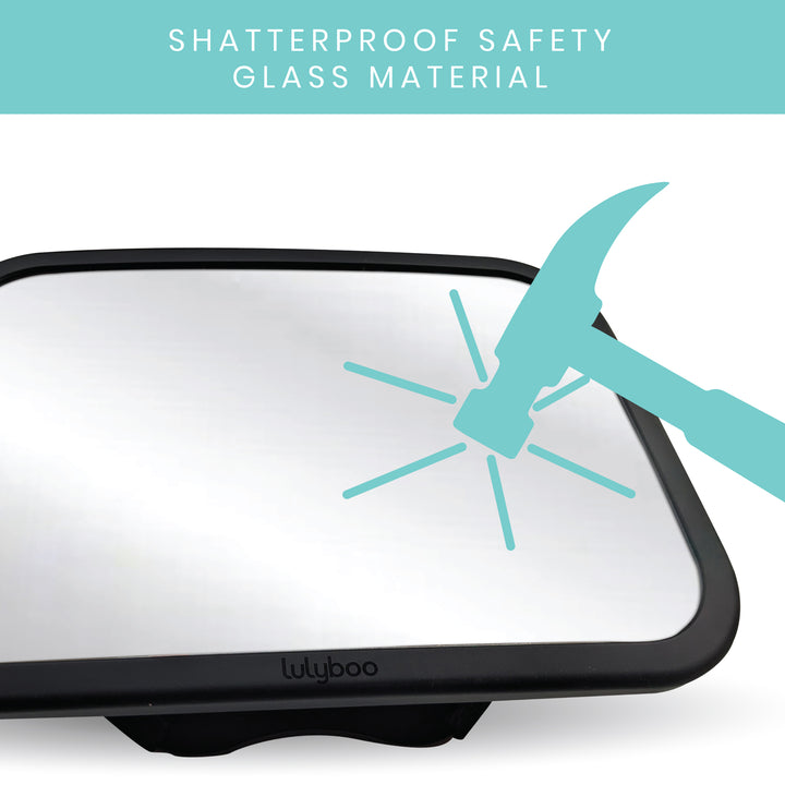 360° Rotation Large Backseat Baby Car Mirror