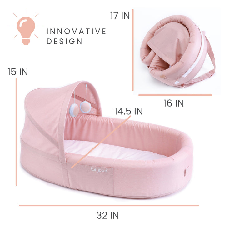 Indoor / Outdoor Cuddle & Play Lounge - Blush