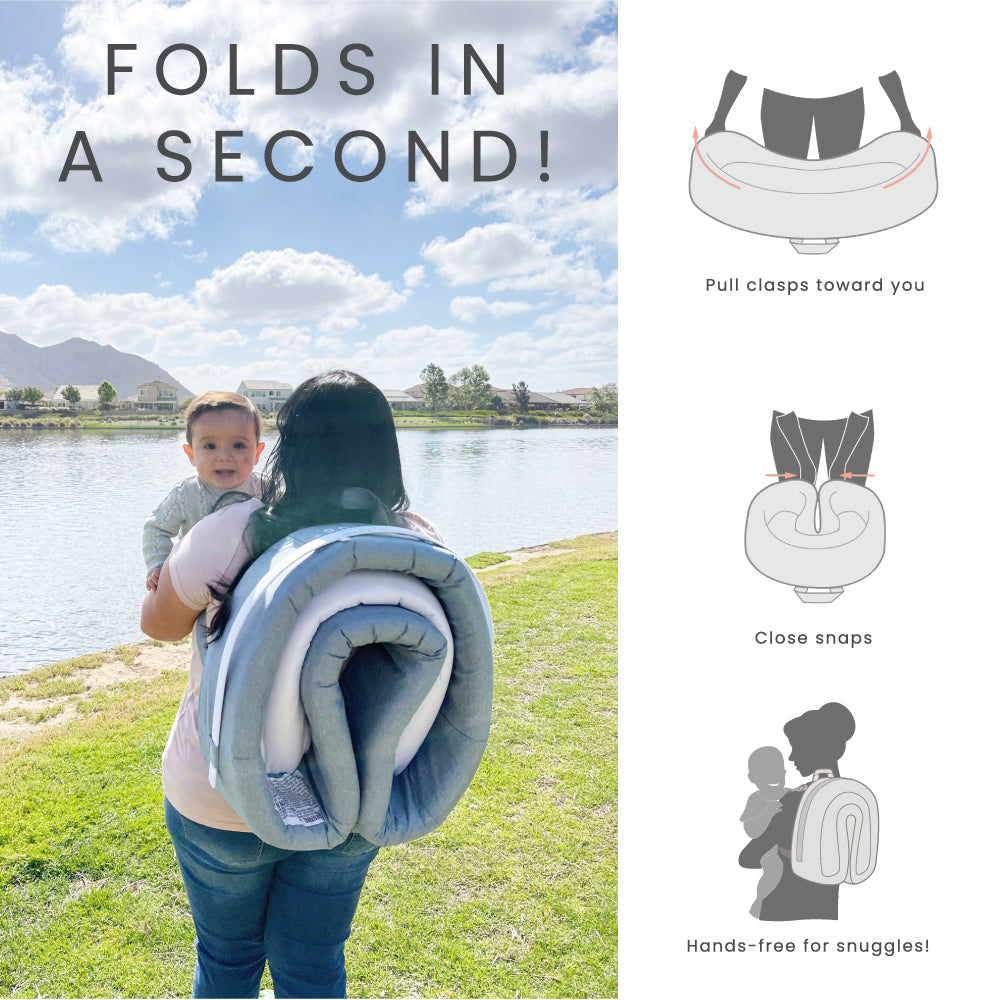 Indoor / Outdoor Cuddle & Play Lounge+ - Denim