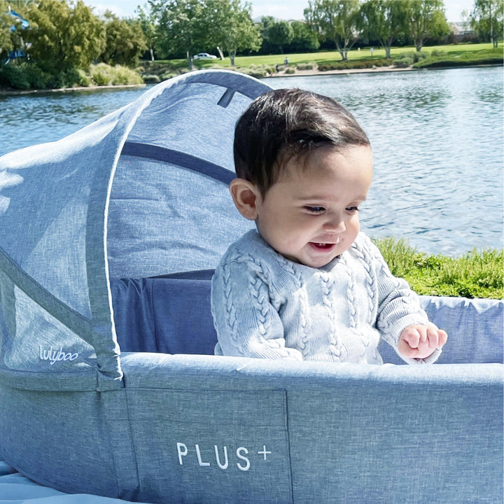 Indoor / Outdoor Cuddle & Play Lounge+ - Denim
